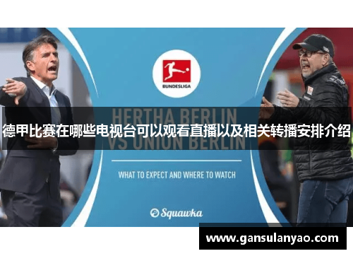 德甲比赛在哪些电视台可以观看直播以及相关转播安排介绍